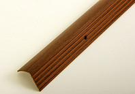 ПУ 04.900.088 Профиль угловой 30х27 мм, алюминий окрашенный, цвет орех, длина 900 мм