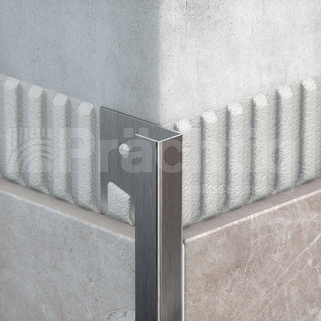 K 12 EM 270 AiSi 430 П-образный профиль H = 12 мм, шлифованная сталь AiSi 430, длина 2700 мм