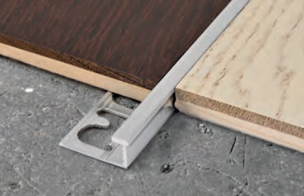 PELAN 10 - Профиль для полов PROELEGANT H= 10 мм, алюминий натуральный, цвет серебро, длина 2700 мм