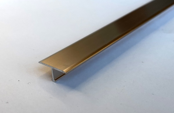 ПТ-18 Т-образный профиль 18 мм, алюминий глянец, цвет графит, длина 2700 мм