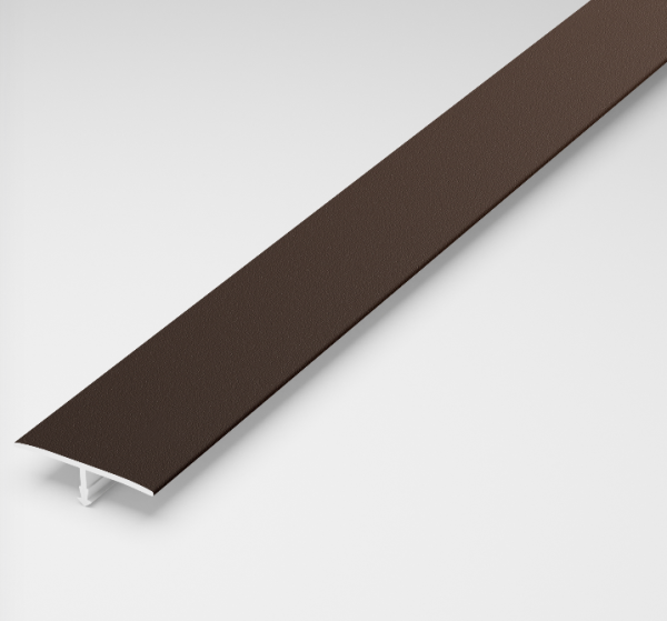 Т 30-1.2700.03 Т-образный порог 30 мм, алюминий окрашенный, цвет шоколад, длина 2700 мм