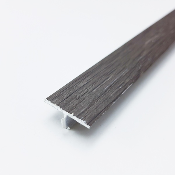 ЛС 10.2700.4054 Т-образный профиль 20х8,5 мм, алюминий ламин, цвет филадеьфия графит, длина 2700 мм