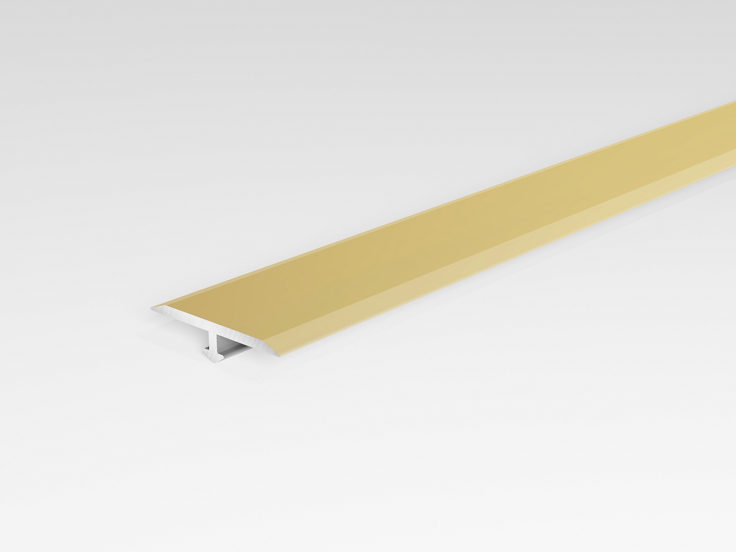 ЛС 10-1.2700.02л Т-образный профиль  20х3,5 мм, алюминий анодированный, цвет золото, длина 2700 мм