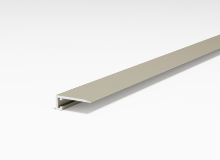 Апл 01.2700.042л Антиплинтус 5,9х16 мм, алюминий анодированный, цвет шампань, длина 2700 мм