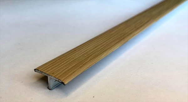 Профиль МР13/2,7м/38-Т-образный профиль 25 мм, алюминий ламинированный, цвет клён, длина 2700 мм