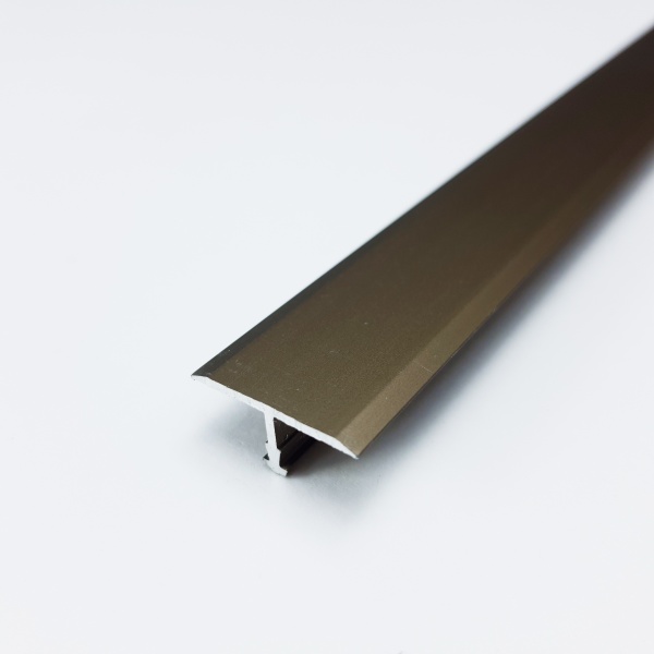 ЛС 10.2700.04 Т-образный профиль 20х8,5 мм, алюминий окрашенный, цвет бронза, длина 2700 мм