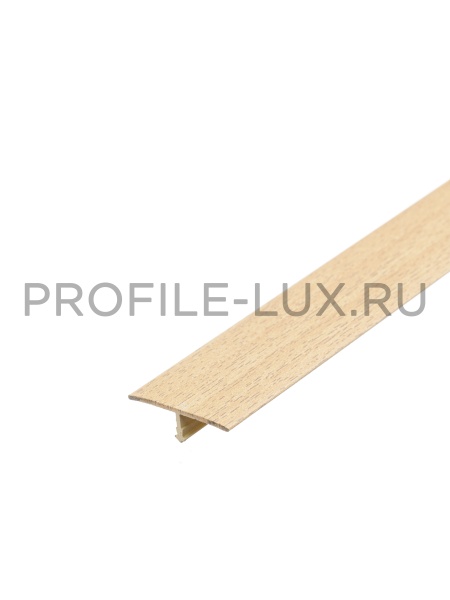 Т 30-1.2700.043 Т-образный порог 30 мм, алюминий анодированный, цвет бук кантри, длина 2700 мм