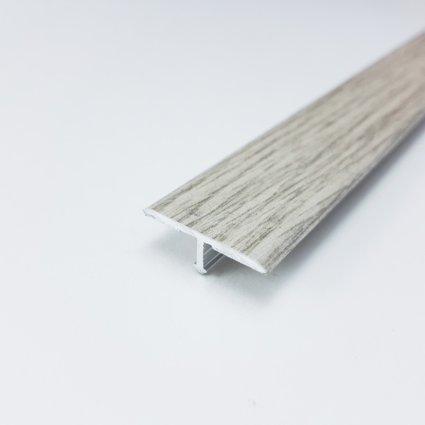 PCRA 30W 269 Т-образный профиль PROCOVER WOOD 26 мм, алюминий ламинир, цвет серый дуб, длина 2700 мм