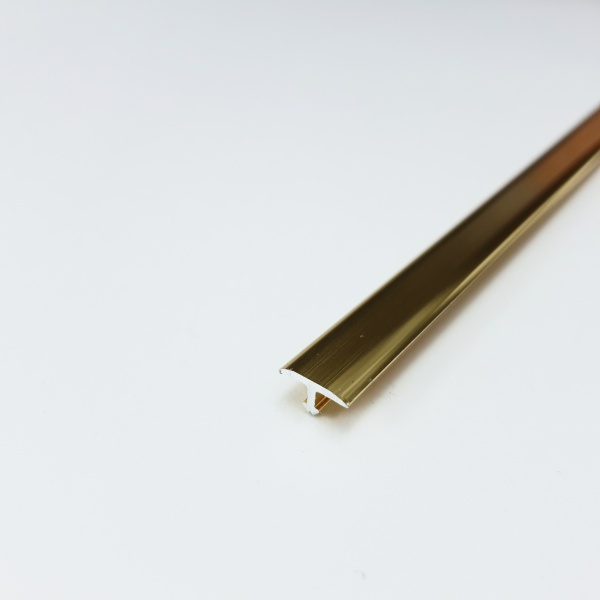 PCRBO 1045 Т-образный профиль PROCOVER 10 мм, алюминий блестящий, цвет золото, длина 2700 мм