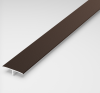 Т 30-1.2700.03 Т-образный порог 30 мм, алюминий окрашенный, цвет шоколад, длина 2700 мм