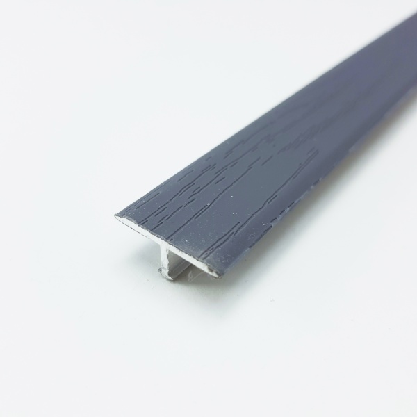 ЛС 10.2700.4053 Т-образный профиль 20х8,5 мм, алюминий ламинирован, цвет ясень графит, длина 2700 мм