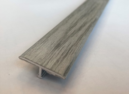 PCRA 30W 269 Т-образный профиль PROCOVER WOOD 26 мм, алюминий ламинир, цвет серый дуб, длина 2700 мм