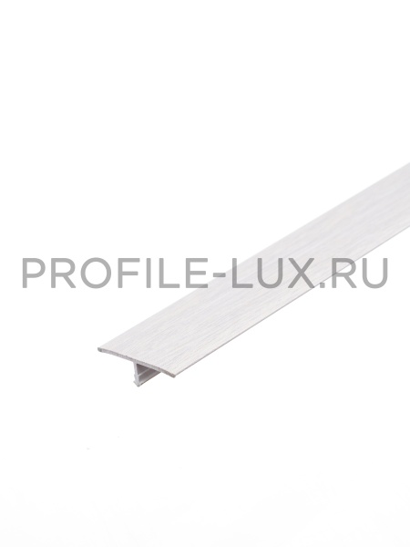 Т 30-1.2700.106 Т-образный порог 30 мм, алюминий ламинированный, цвет ясень белый, длина 2700 мм