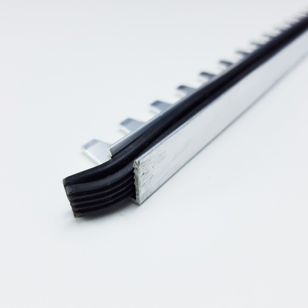 ПС 09-2.2700.001 Защёлка для Т-образных профилей, H = 9-12 мм, алюминий натуральный, длина 2700 мм