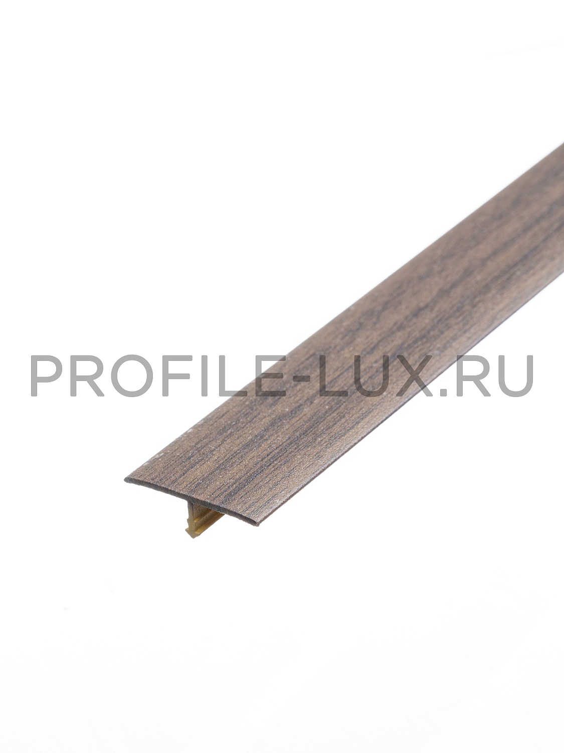 Т 30-1.2700.061 Т-образный порог 30 мм, алюминий ламинированный, цвет дуб мокко, длина 2700 мм