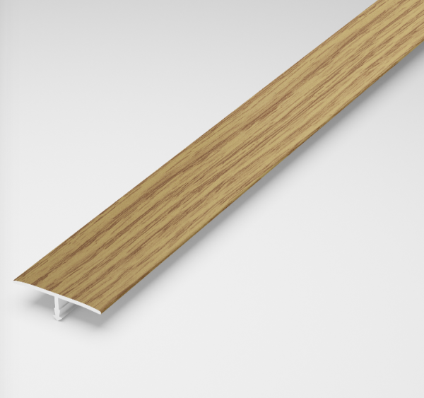 Т 30-1.2700.084 Т-образный порог 30 мм, алюминий ламинированный, цвет дуб универсал, длина 2700 мм