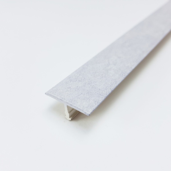 ЛС 10.2700.057 Т-образный профиль 20х8,5 мм, алюминий окрашенный, цвет бетон айс, длина 2700 мм